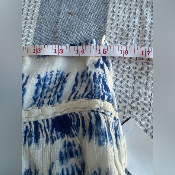 RAGA Blue and White Patterned Mini Skirt - Picture 9 of 10